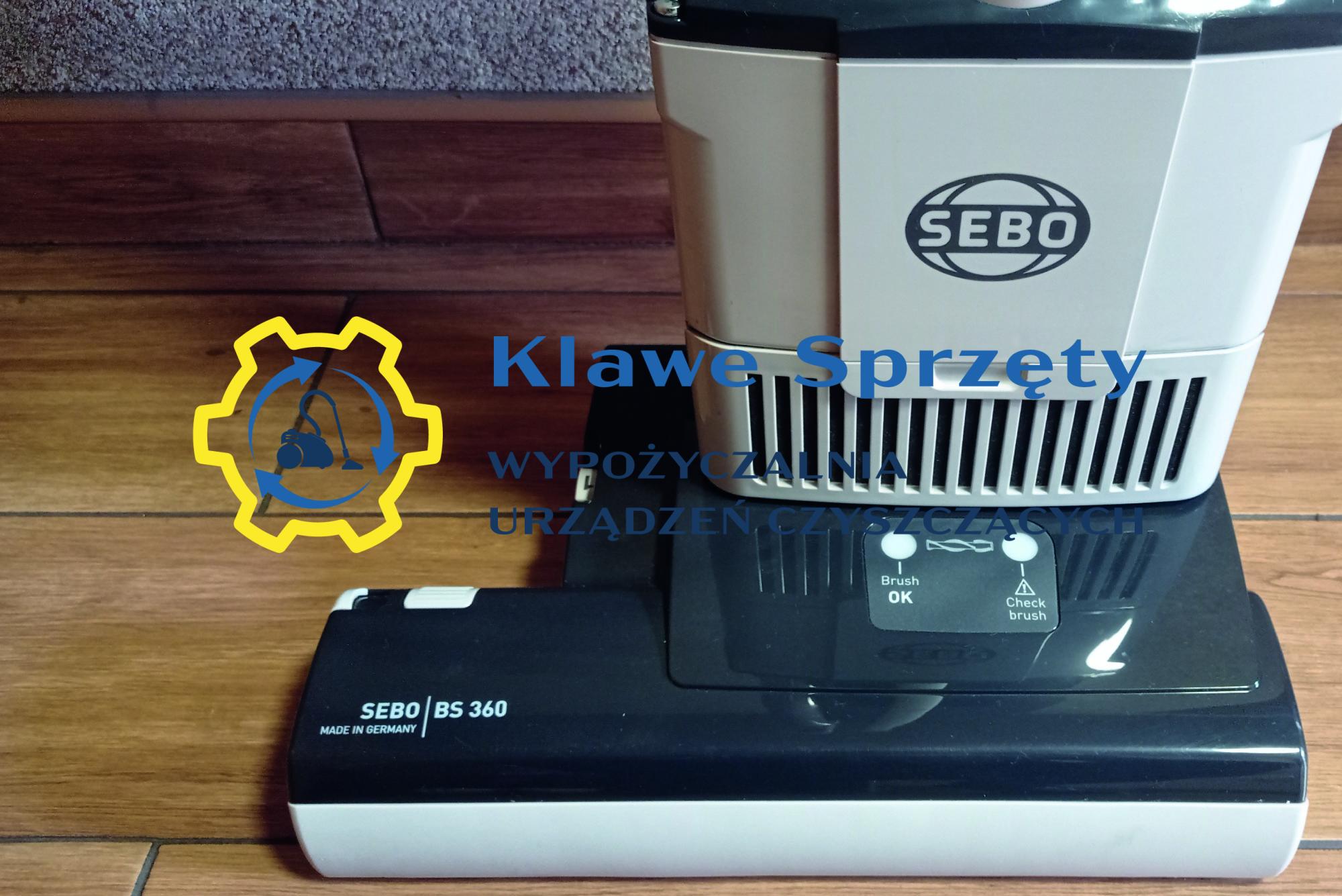 Seblo 2 Odkurzacz kolumnowy SEBO BS 360 – KlaweSprzęty.pl